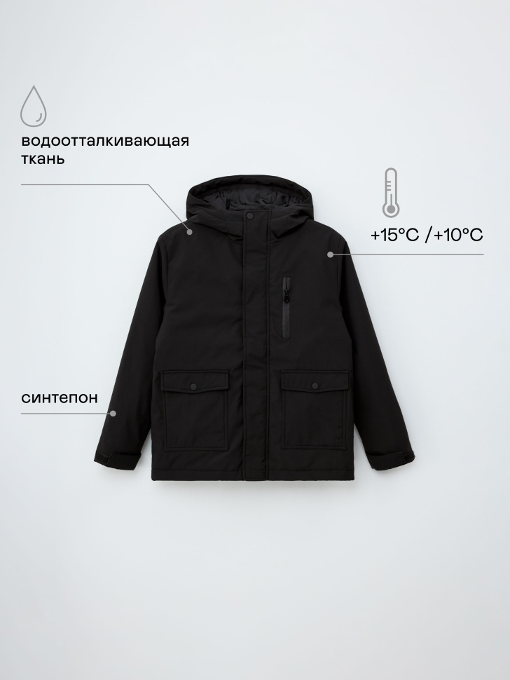 

Куртка с капюшоном для мальчиков