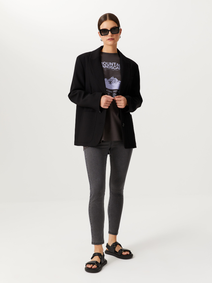 

Базовые джеггинсы, Серый