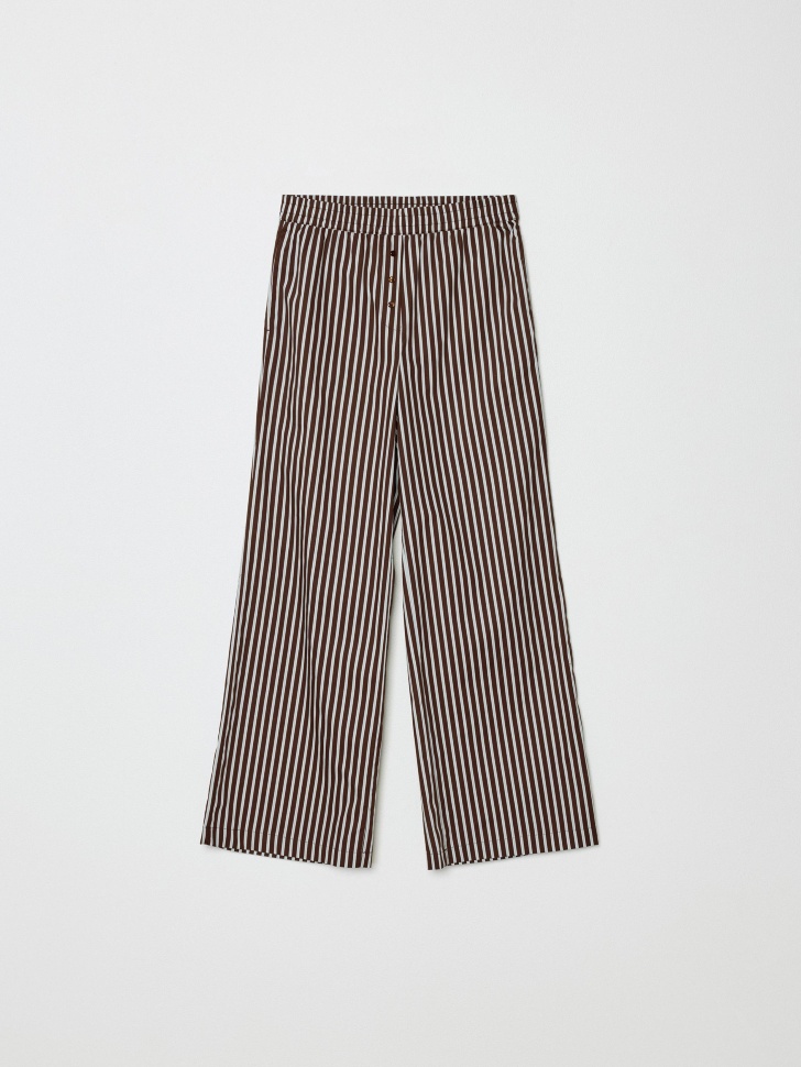 домашние брюки из хлопка в полоску 4610517399809 по низкой цене