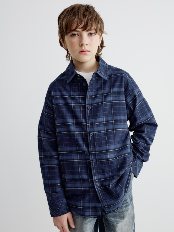 Рубашка в клетку для мальчиков, арт. 32022