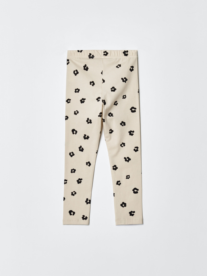 леггинсы с принтом для девочек от бренда sela вид слева