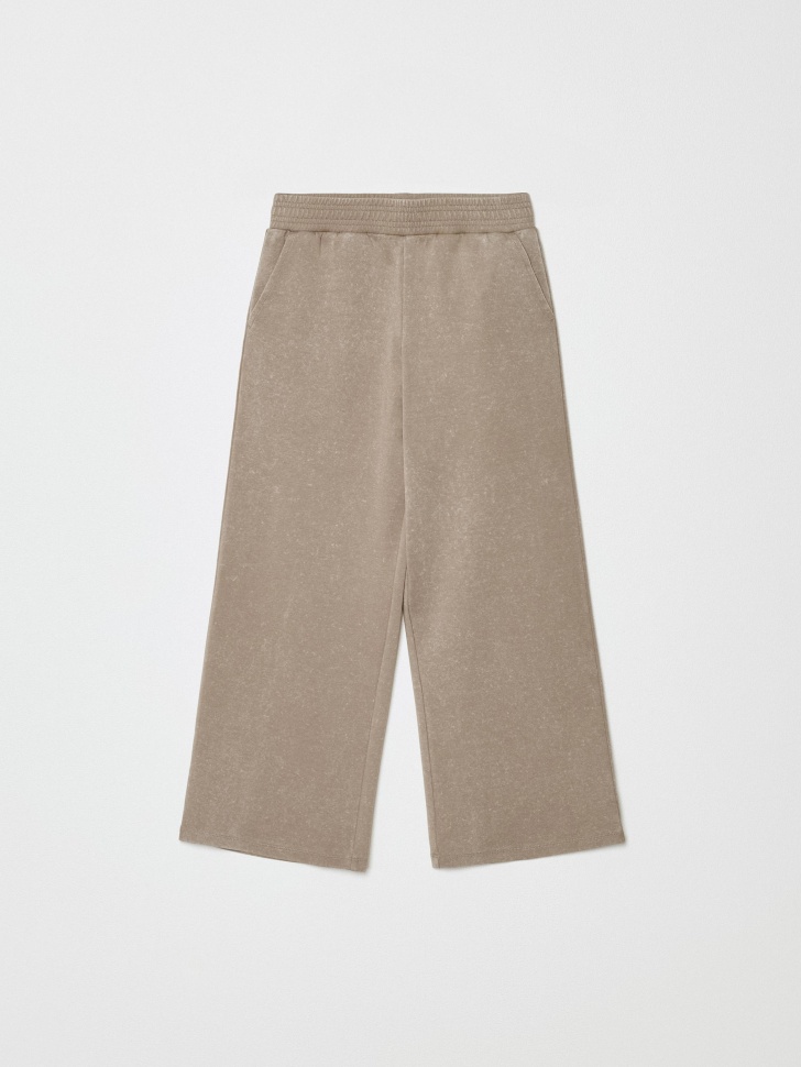 трикотажные брюки с эффектом стирки для девочек 4680798488080 фотография