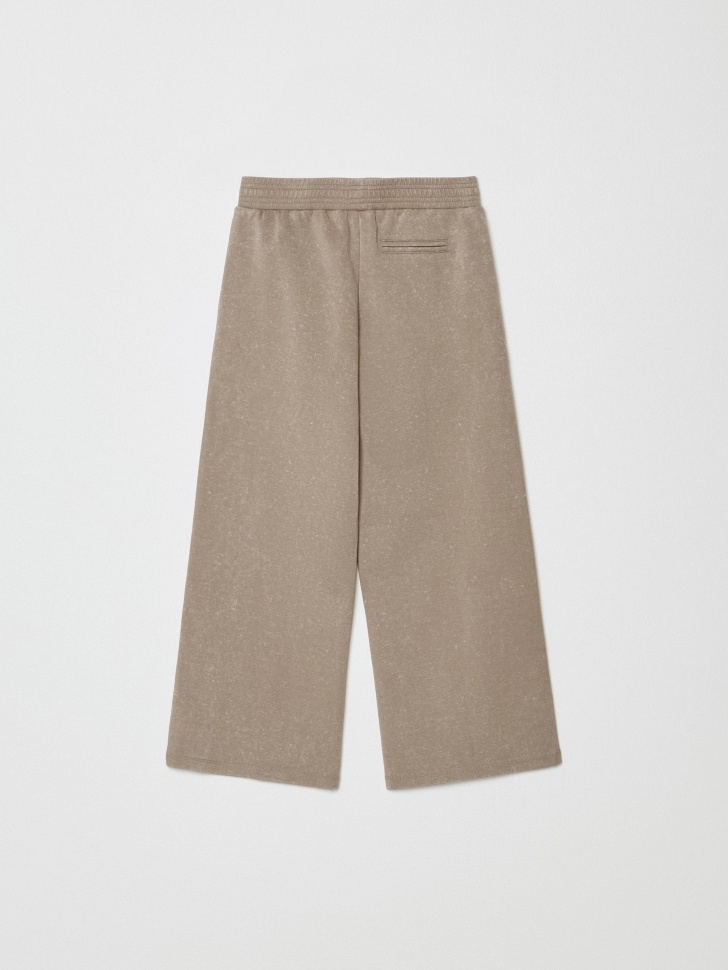 трикотажные брюки с эффектом стирки для девочек 4680798488080 по акции