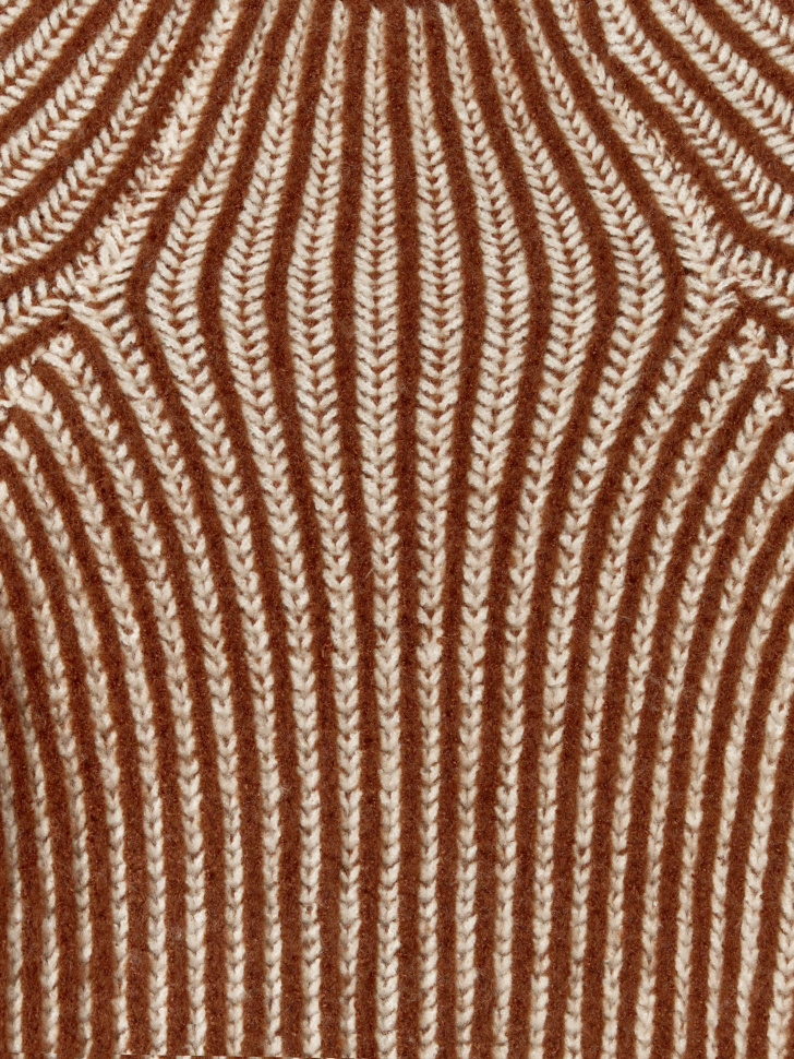 вязаный джемпер с содержанием шерсти из линейки  young универсального стиля с лицевой стороны