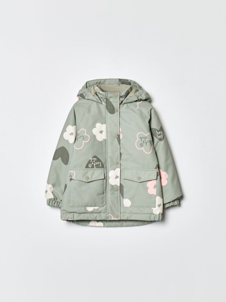 Куртка SELA демисезонная для девочек, разноцветный, арт. 35804