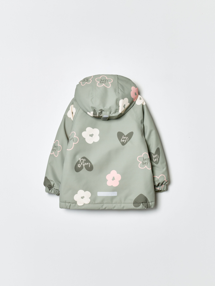 демисезонная куртка из технологичной мембранной ткани drytex® для девочек от бренда sela вид слева