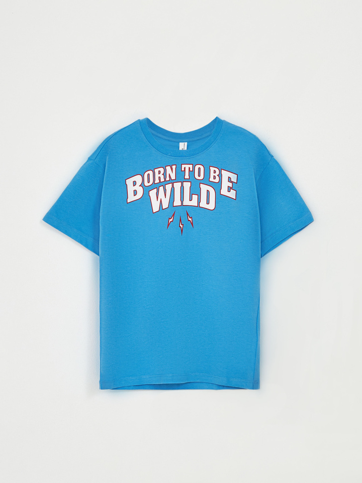 

Футболка оверсайз с принтом для мальчиков