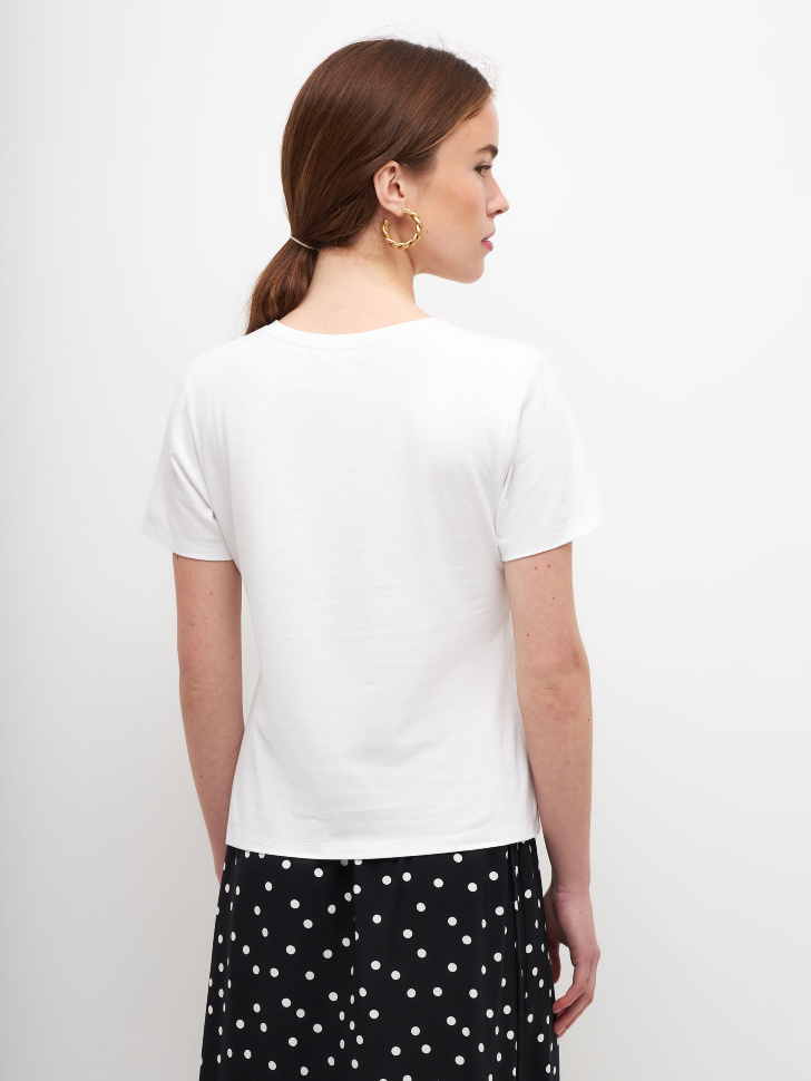 Базовая футболка EVA SLIM FIT. Фото №4