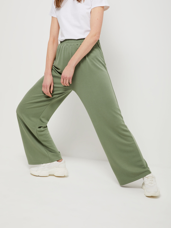 

Широкие брюки из модала, Зеленый