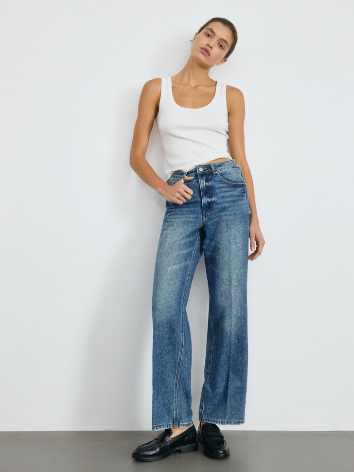 Джинсы WIDE LEG