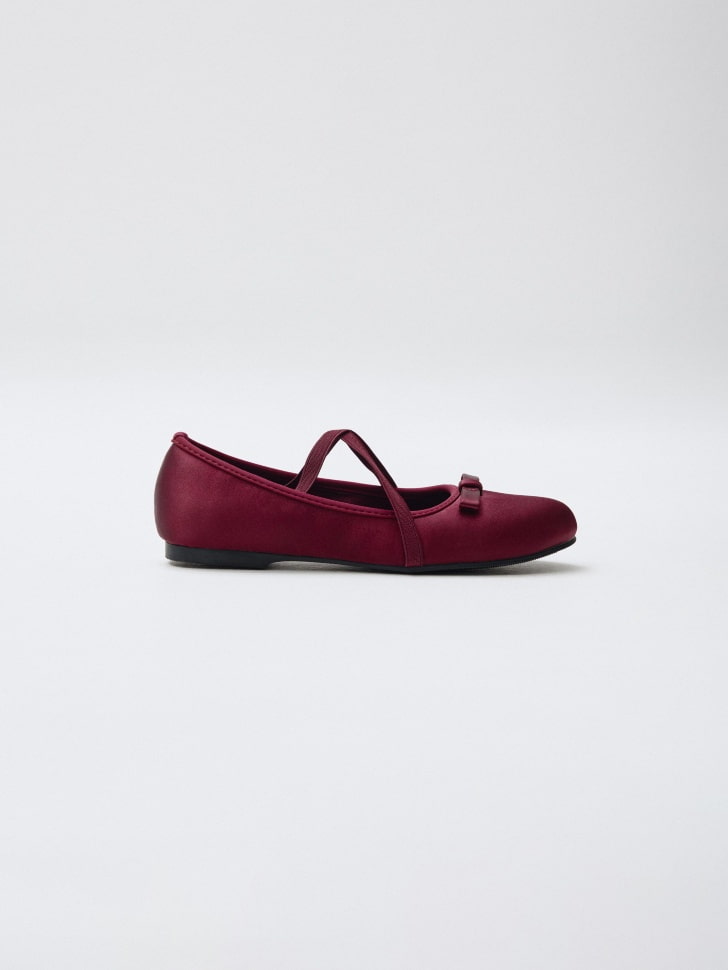 атласные балетки для девочек 4610517226051 по акции