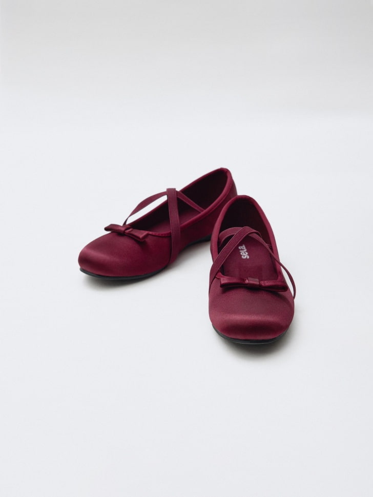 атласные балетки для девочек 4610517226051 на официальном сайте