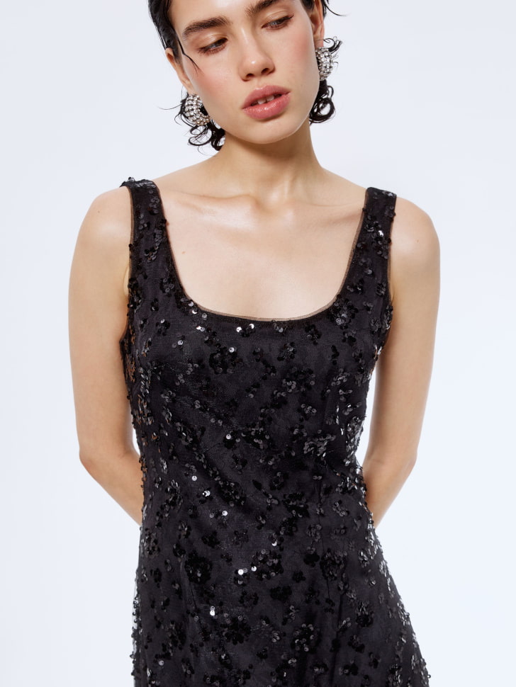 платье миди с пайетками 4610517046734 с промокодом