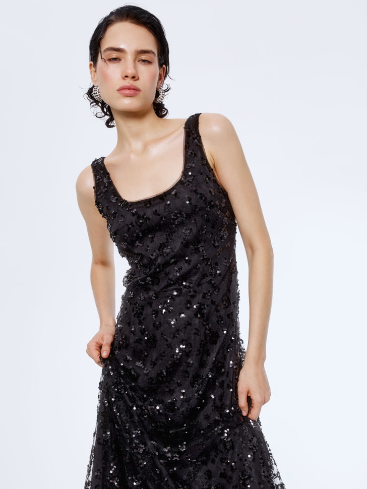 платье миди с пайетками 4610517046734 купить с доставкой