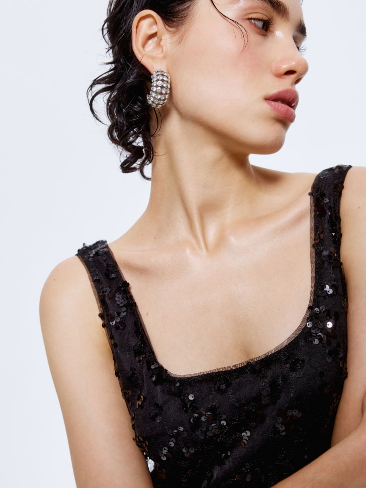 платье миди с пайетками 4610517046734 со скидкой