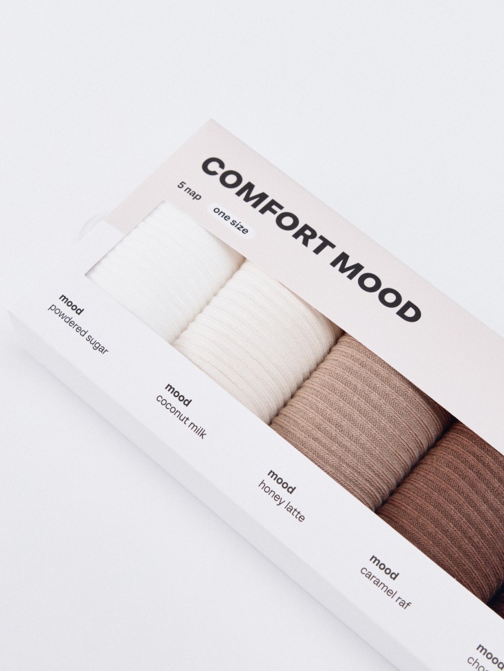 набор из 5 пар носков по цене 1599 руб вид справа