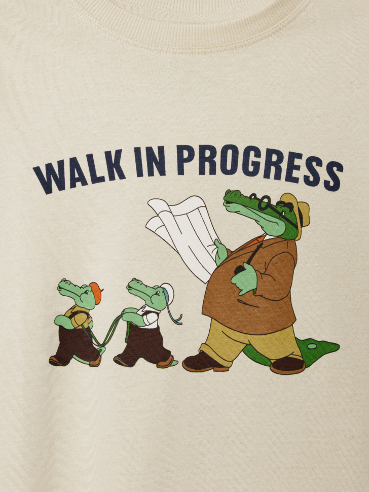 лонгслив детский с принтом  x союзмультфильм из россии вид сбоку