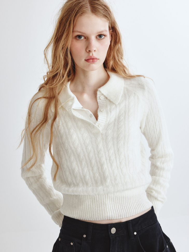 Вязаный джемпер SELA Young, арт. 34122