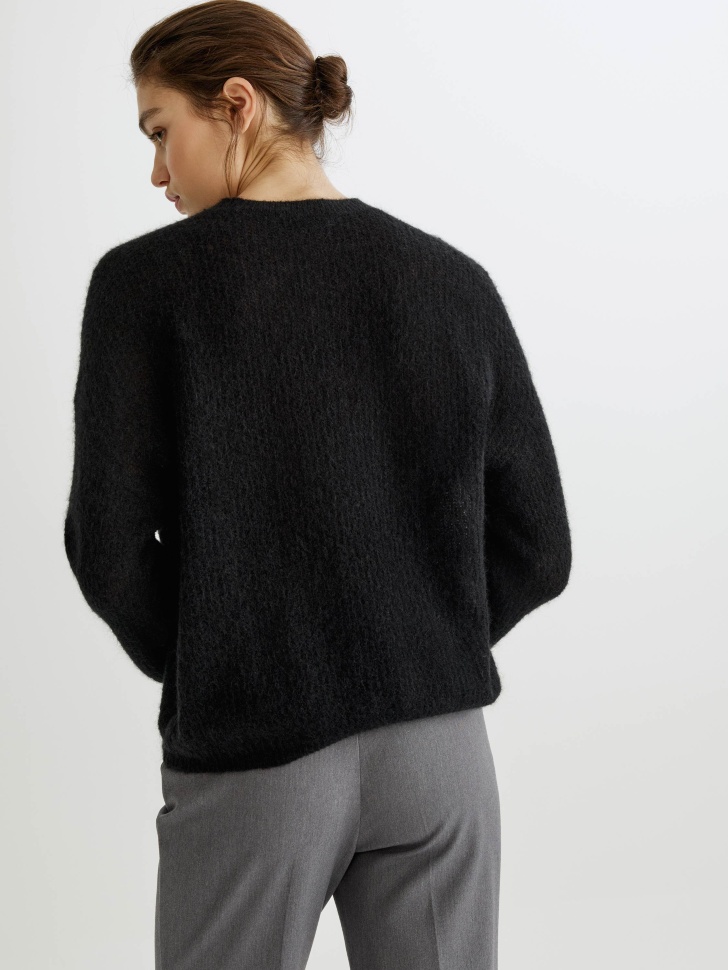 джемпер с содержанием шерсти и мохера по цене 4599 руб вид справа