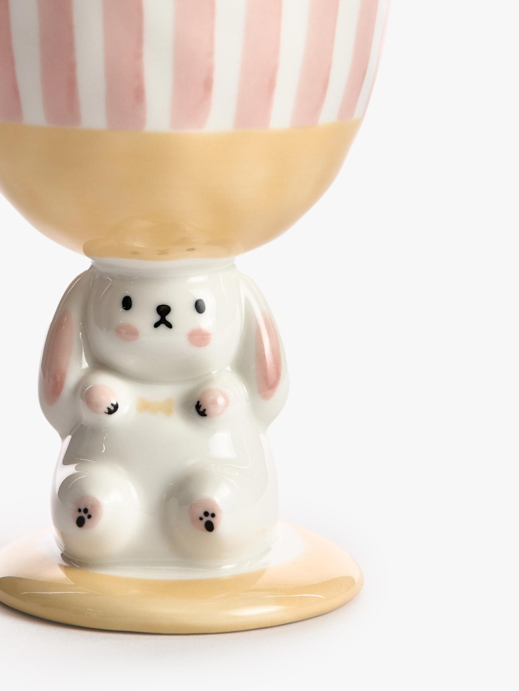 детский бокал из костяного фарфора с декором по цене 1299 руб вид справа