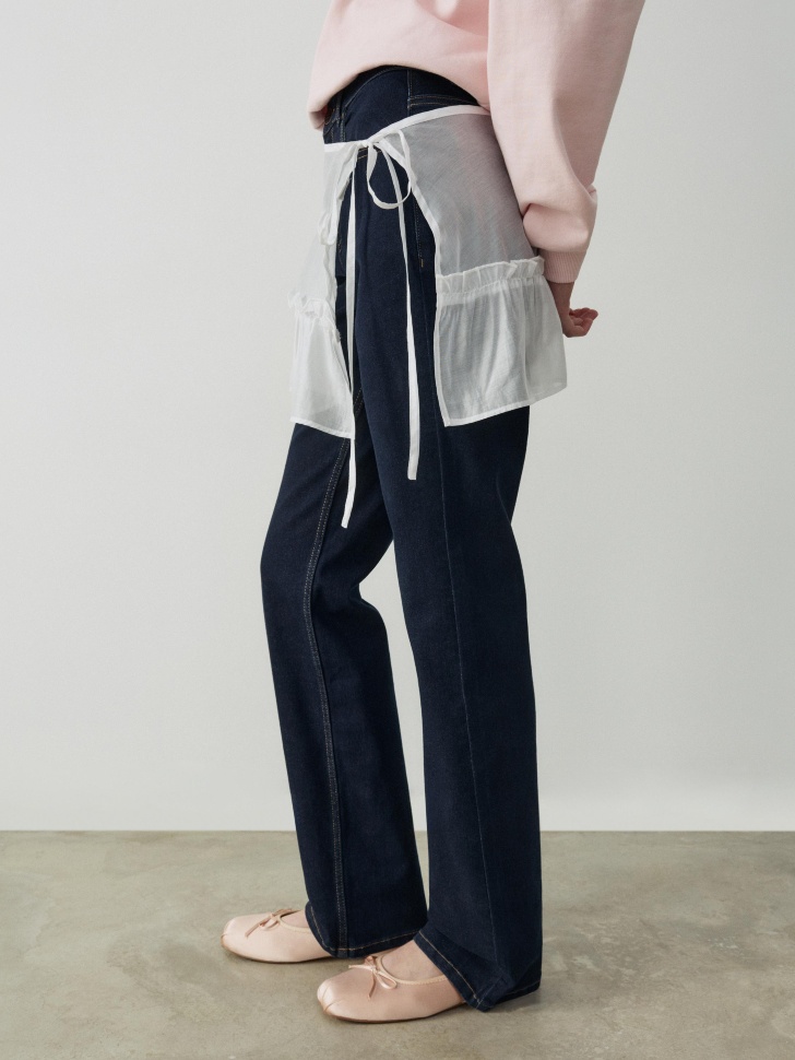 юбка-пояс с оборками из линейки  young из россии вид сбоку