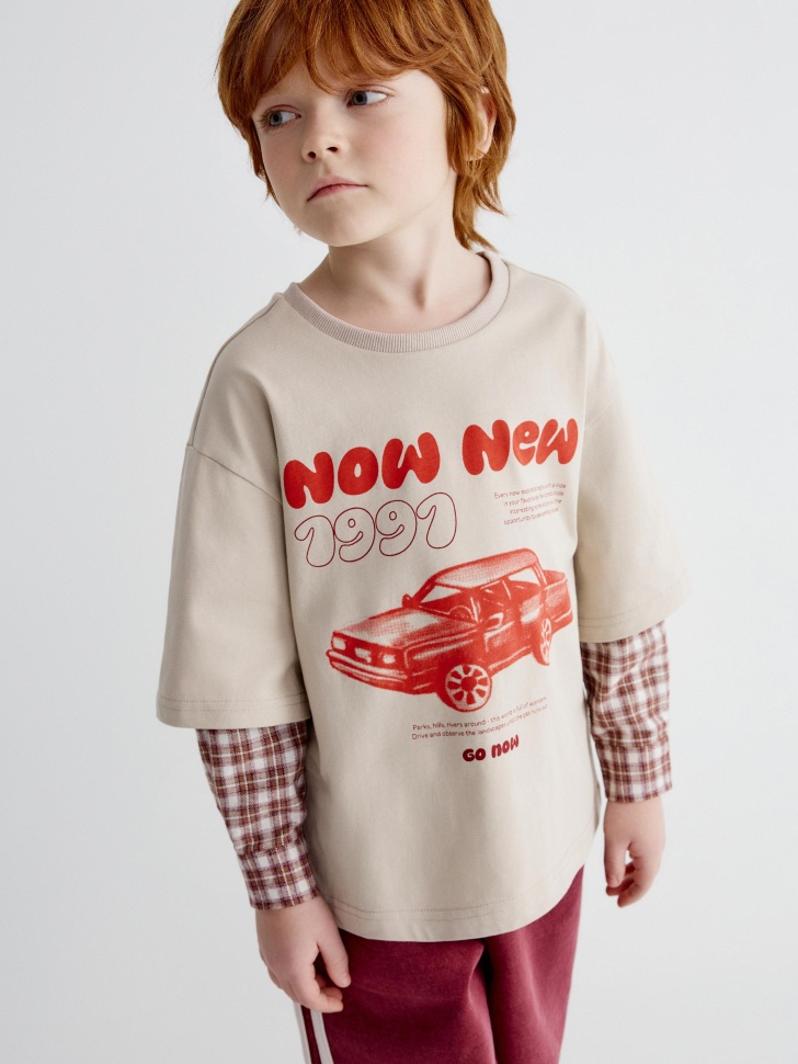 Лонгслив Sela многослойного дизайна, арт. 38189