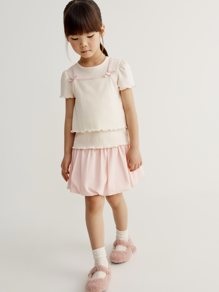 

Юбка-баллон с бантиками для девочек, SL6803041902