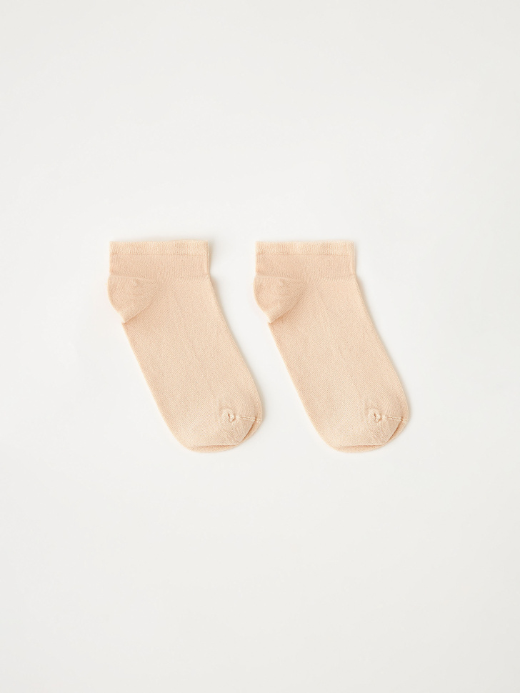 Короткие носки из модала (бежевый, 23-25) sela 4640226044776 - фото 1