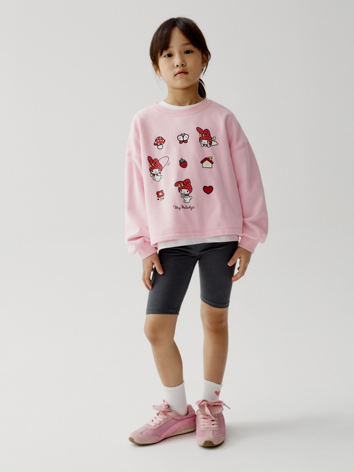 набор велосипедок для девочек, 2 шт. от бренда sela вид слева