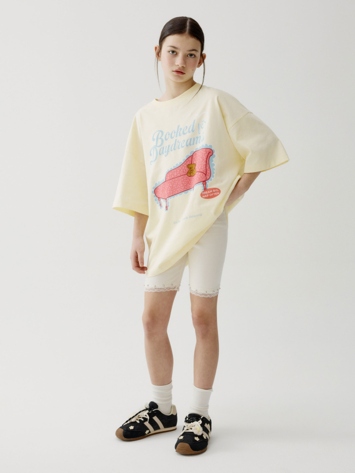 Велосипедки с кружевом для девочек 999₽