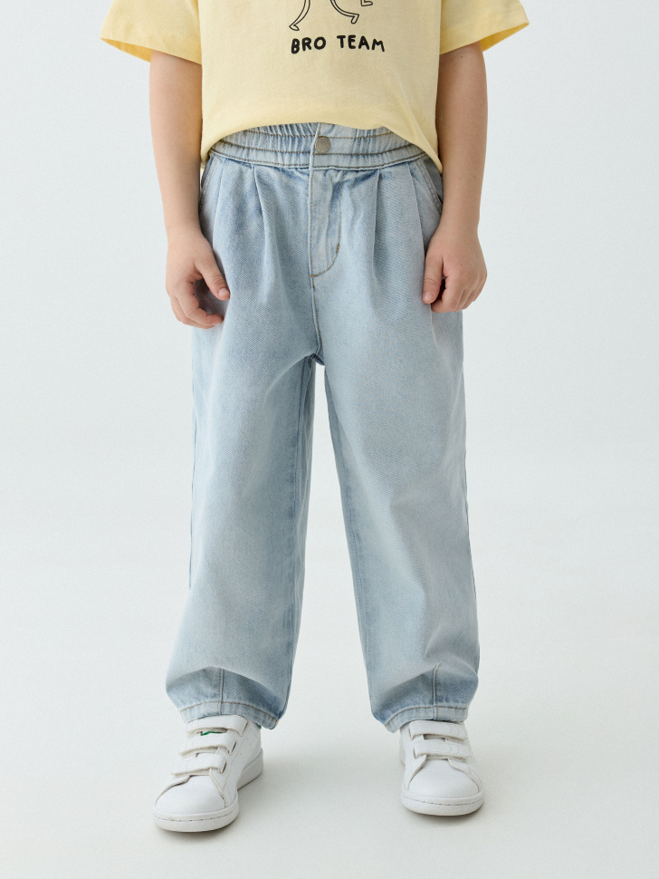 

Джинсы Balloon Fit на резинке для мальчиков, 4804061494