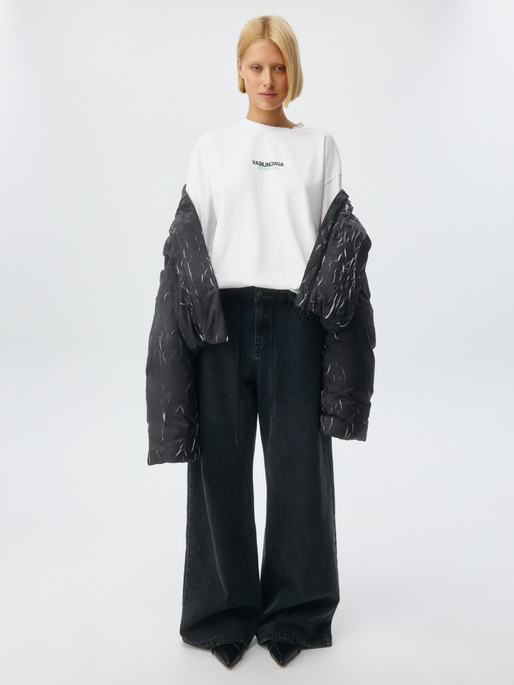 Джинсы Loose straight из коллекции SELA х VASILINCIAGA. Фото №8