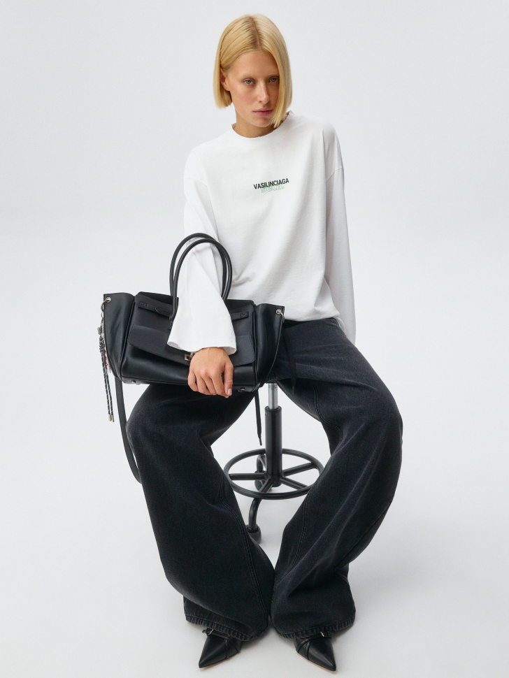 Джинсы Loose straight из коллекции SELA х VASILINCIAGA. Фото №2