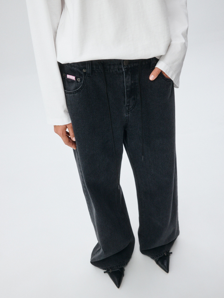 Джинсы Loose straight из коллекции SELA х VASILINCIAGA. Фото №3