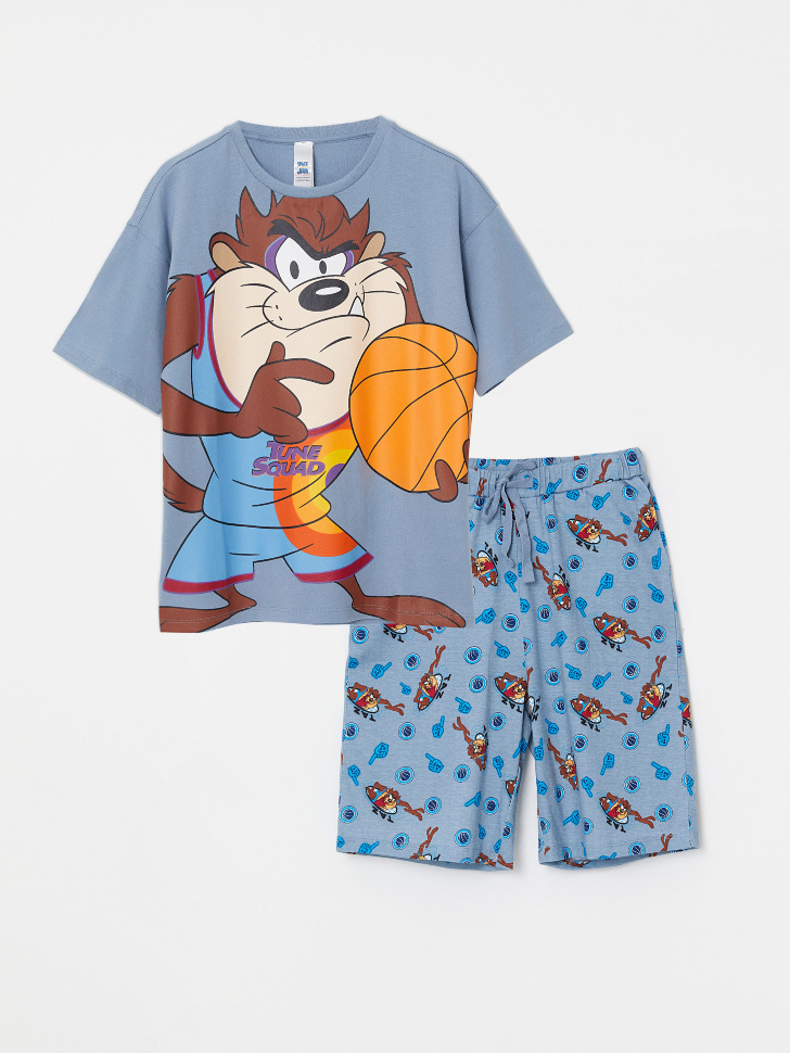 Пижама с ярким принтом Looney Tunes для мальчиков (принт, 146-152 (11-12 YEARS))