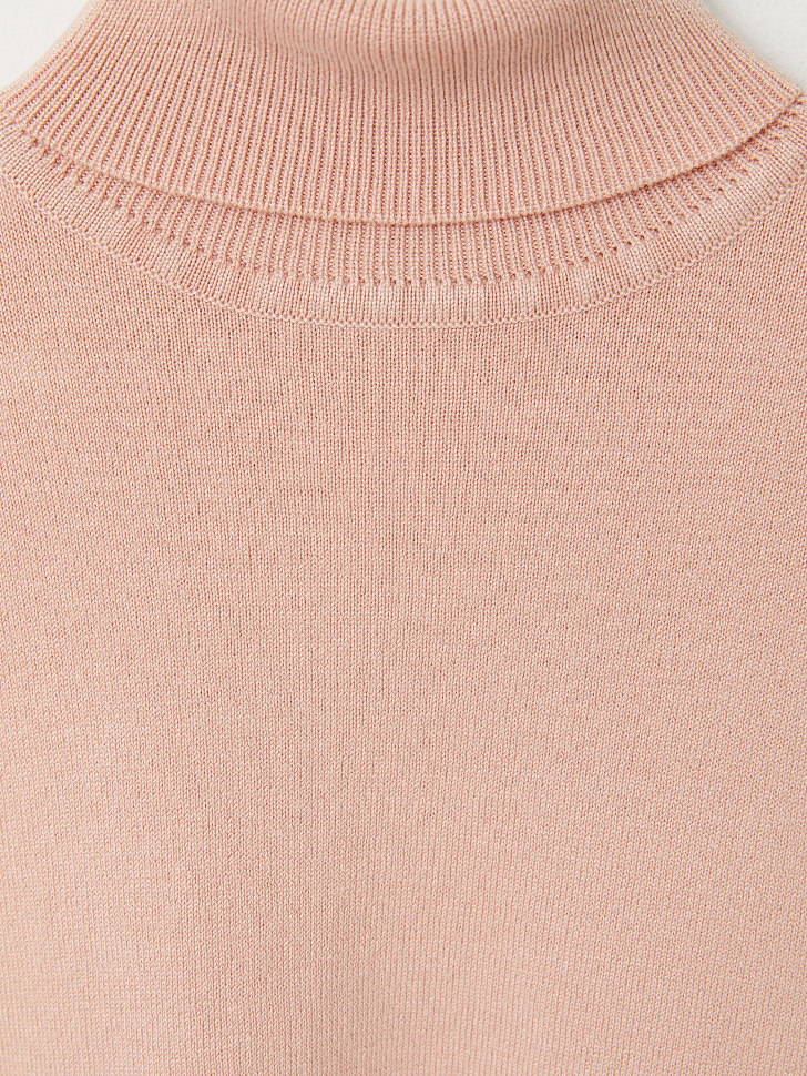 Вязаный свитер для девочек (розовый, 152/ 12-13 YEARS) sela 4640078843121 - фото 2
