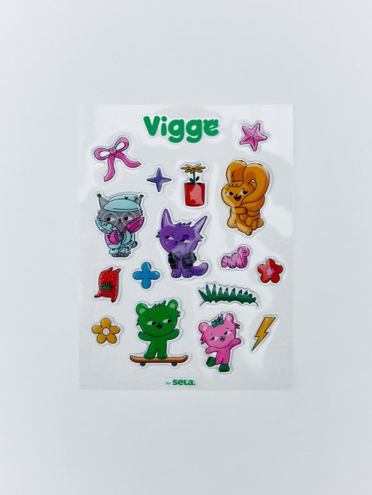 набор наклеек с вигге для детей 4610517173720 фотография