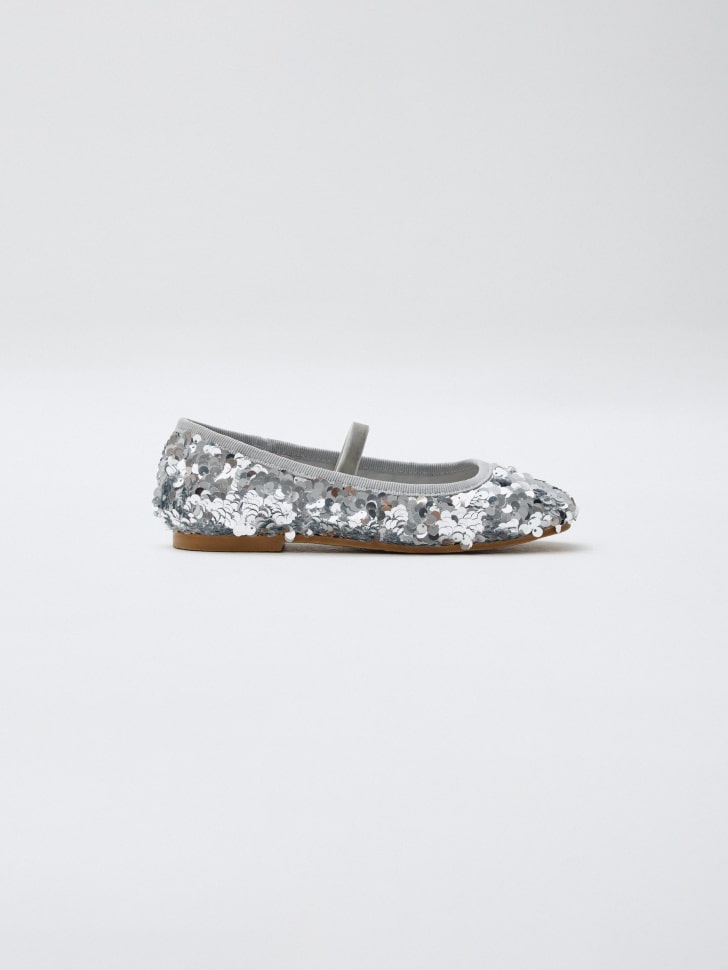 

Балетки с пайетками для девочек, SL5811195810