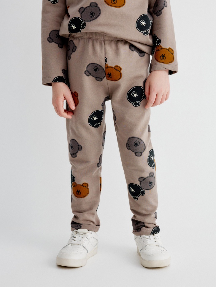 трикотажные брюки с начесом для мальчиков 4680798750262 по акции