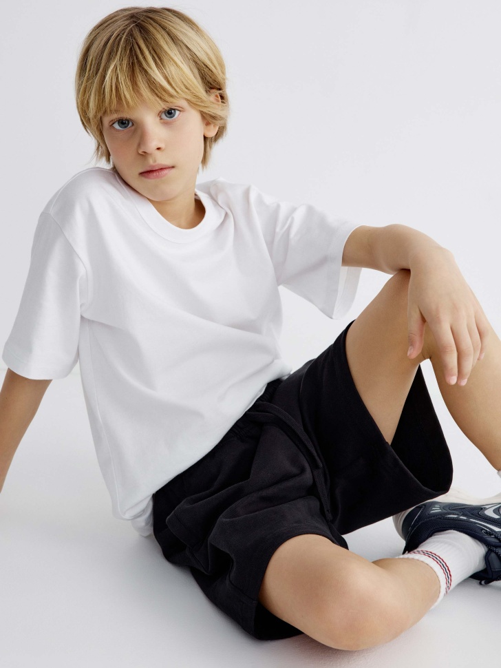 Базовые трикотажные шорты SELA для мальчиков, арт. 33172