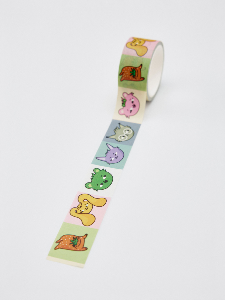 Скотч декоративный SELA с Вигге, разноцветный, арт. 34436