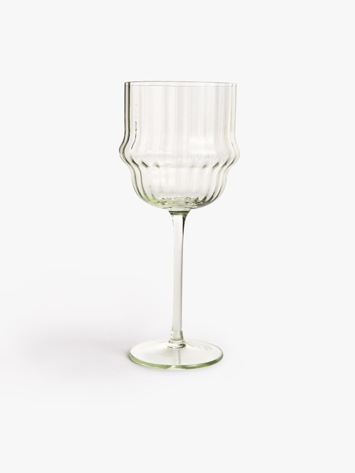 бокал из стекла с рельефным узором 4610517704092 фотография