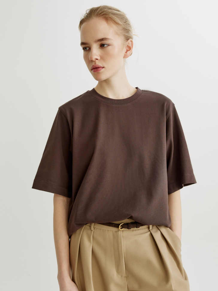 Футболка SELA ALBA oversize fit, белый, арт. 42044