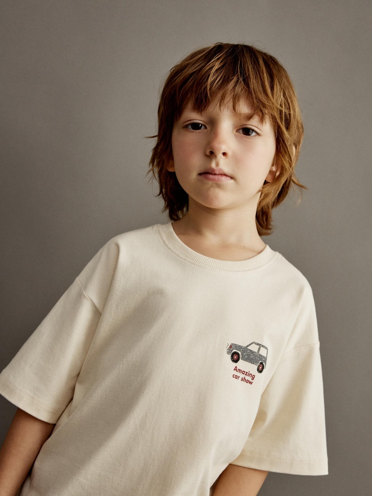 Футболка оверсайз с принтом для мальчиков 799₽