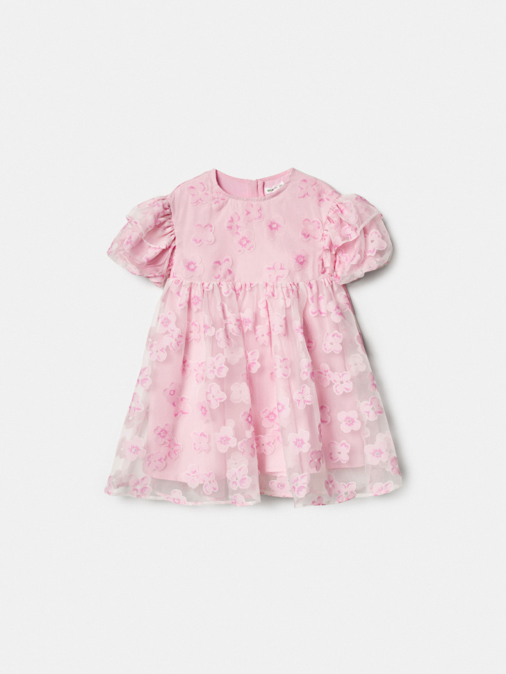 Платье Sela Нарядное с пышными рукавами, розовый, арт. 45447