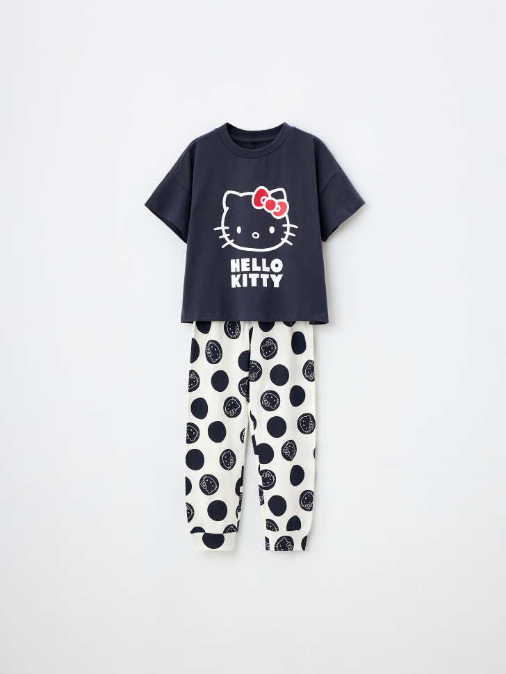 

Пижама с принтом Hello Kitty для девочек