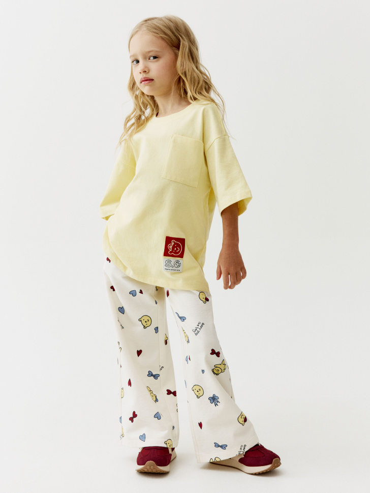 Широкие брюки Sela с принтом, разноцветный, арт. 54395