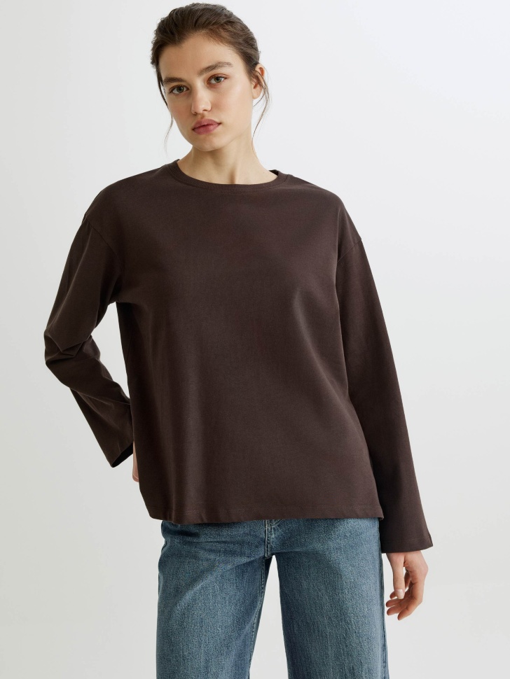 лонгслив anna oversize fit по цене 1999 руб вид справа