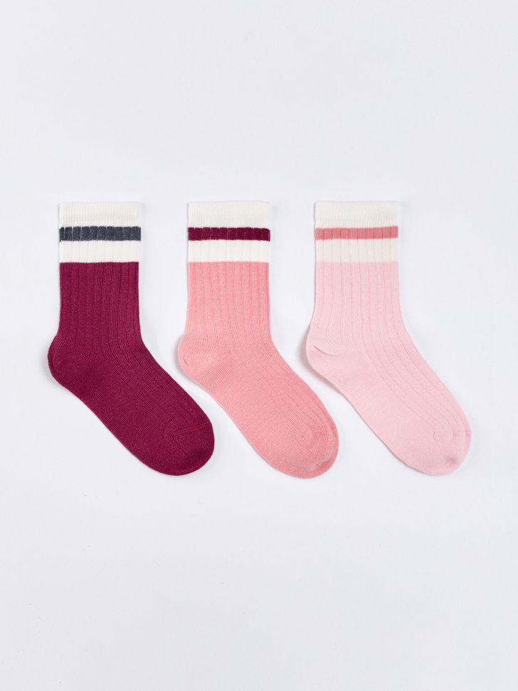 SELA Набор носков для девочек, разноцветный, арт. 35626