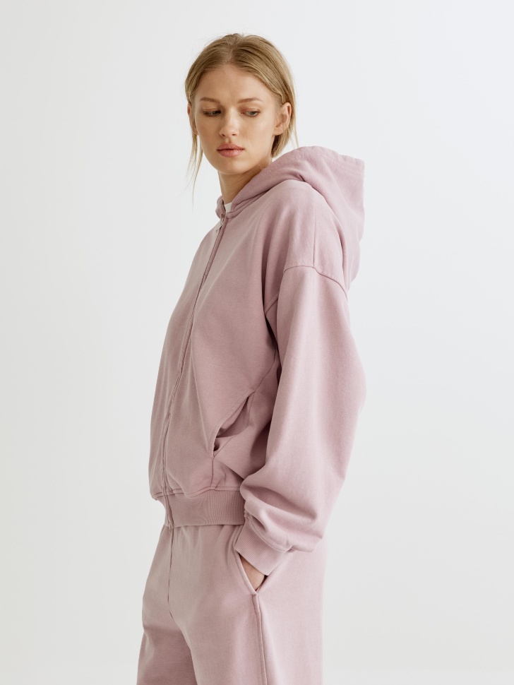 худи оверсайз с кислотной стиркой по цене 4799 руб вид справа